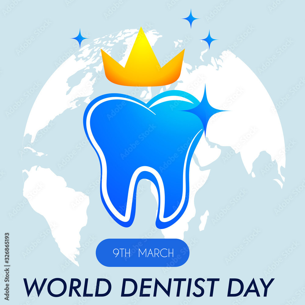 World Dentist Day Campaign Vector Illustration. 6 march dentist`s day