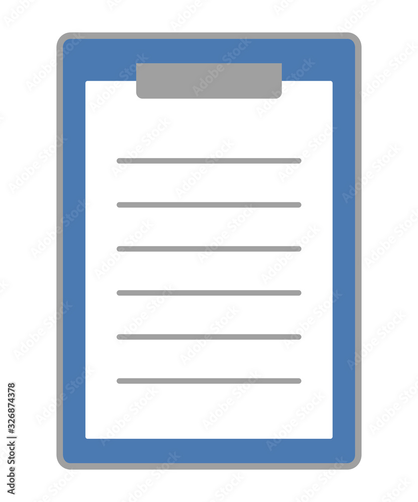 Paper and notepad isolated vector illustration Paper and notepad isolated vector illustration