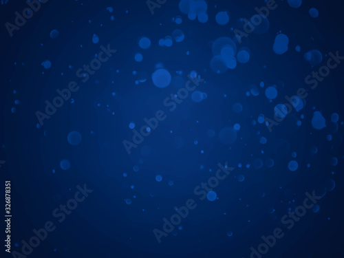 The bokeh on the background blurred the natural blue.Abstract bokeh lights with soft light background. Blur wall.