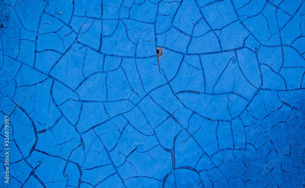 Cracked paint for the background. Color Royal Blue, Cobalt. Defects, spots.