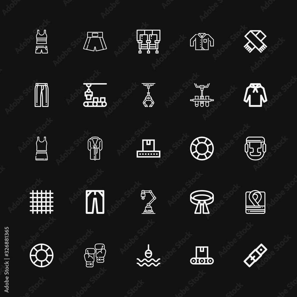 Editable 25 belt icons for web and mobile Editable 25 belt icons for web and mobile