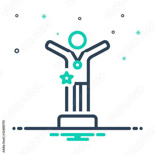 Mix icon for winner 