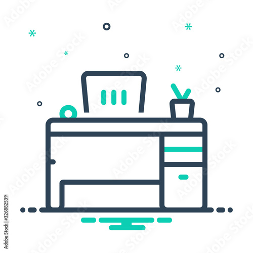 Mix icon for desk 