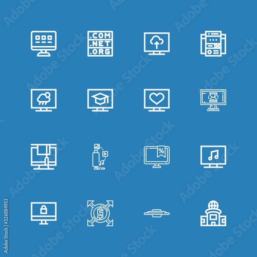 Editable 16 wide icons for web and mobile