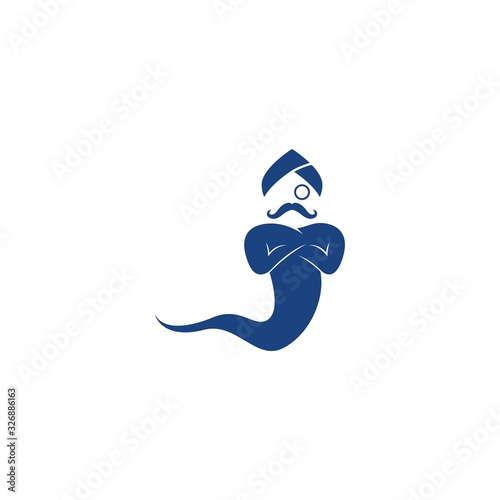 Genie logo illustration