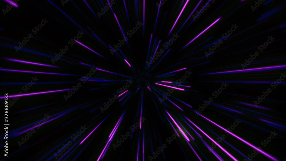 Abstract Hyperspeed illustration overlay motion background , digital future technology graphic
