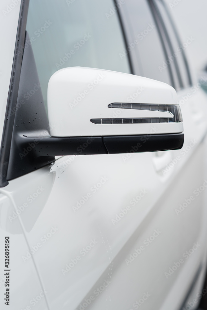 side mirror of a car outside side mirror of a car outside