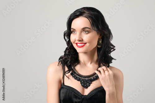 Young woman with beautiful ...