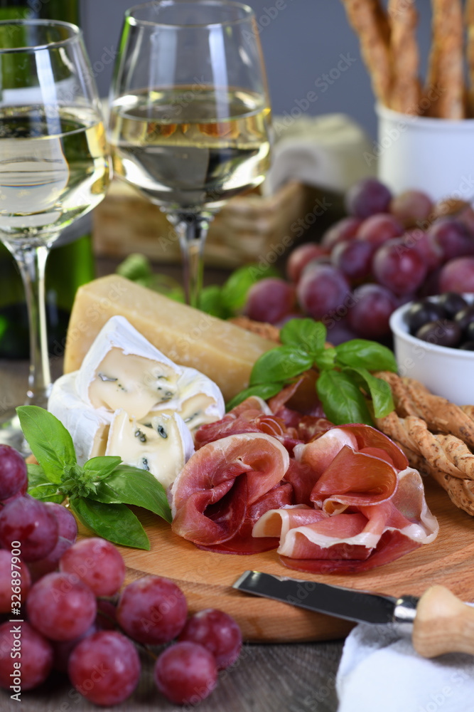 Antipasto. Wine Snack Set