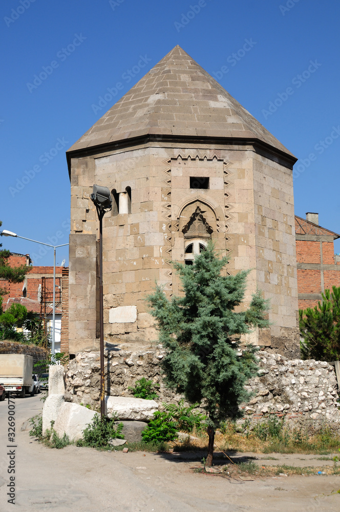 Hilafet Gazi Tomb in Amasya. The tomb was built in the 13th century.