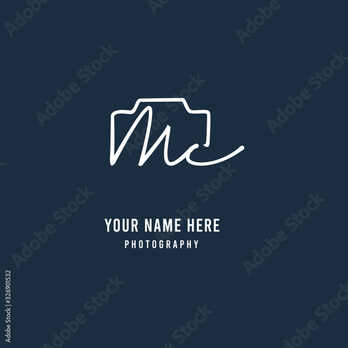 Mc Initial Signature Photography Logo