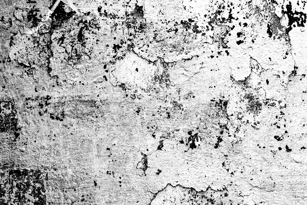 Obraz premium Texture of a concrete wall with cracks and scratches which can be used as a background
