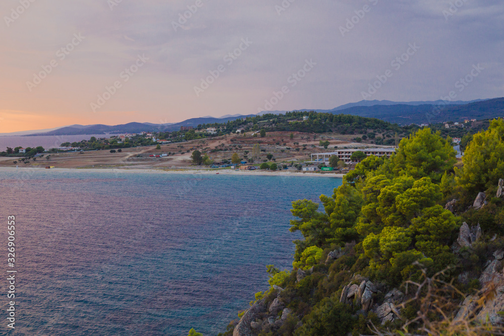 Nikiti, Sithonia, Halkidiki, Greece beach