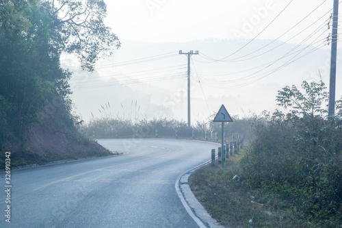 Laos mountain at Oudomxay, Laos photo