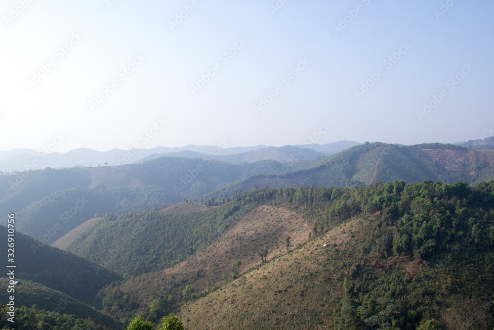 Laos mountain at Oudomxay, Laos