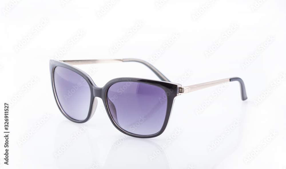 Sunglasses shot on a white background, isolate Sunglasses shot on a white background, isolate
