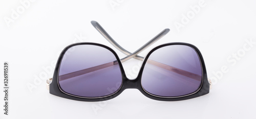 Sunglasses shot on a white background, isolate