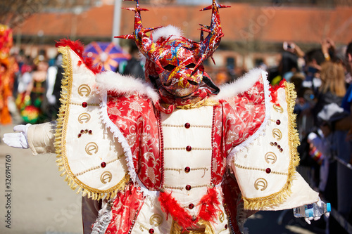 Madrid February 22, 2020 - The parade of the carnivals 2020 of Madrid