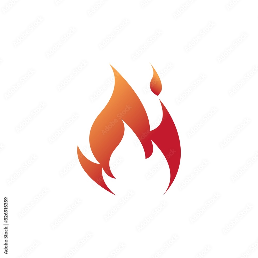 Fire flame Logo Template vector icon Oil, gas and energy logo Fire flame Logo Template vector icon Oil, gas and energy logo