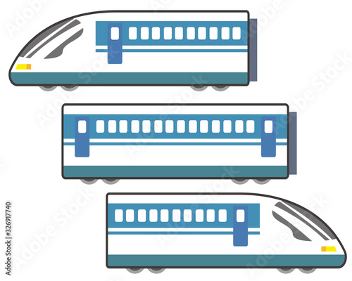 新幹線　電車　列車　鉄道　アイコン