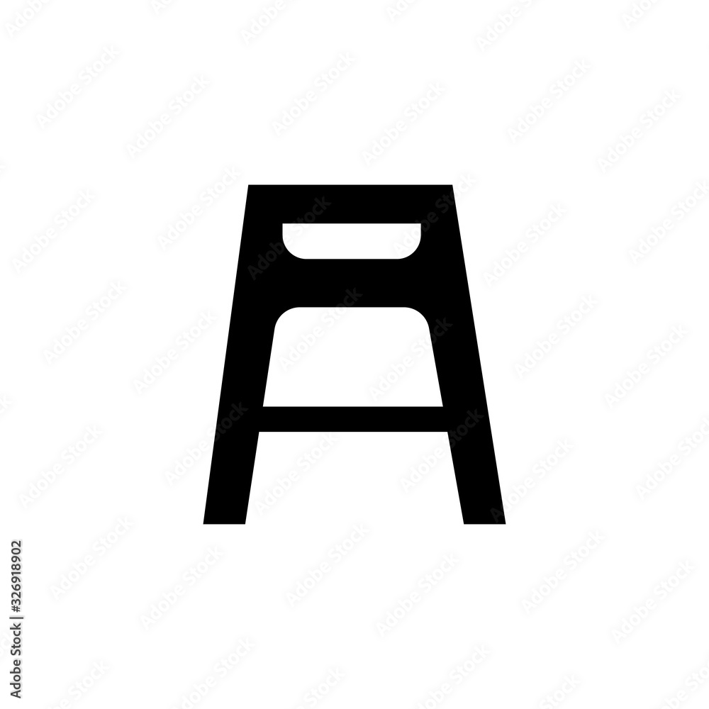 chair icon. Simple modern icon design illustration. chair icon. Simple modern icon design illustration.