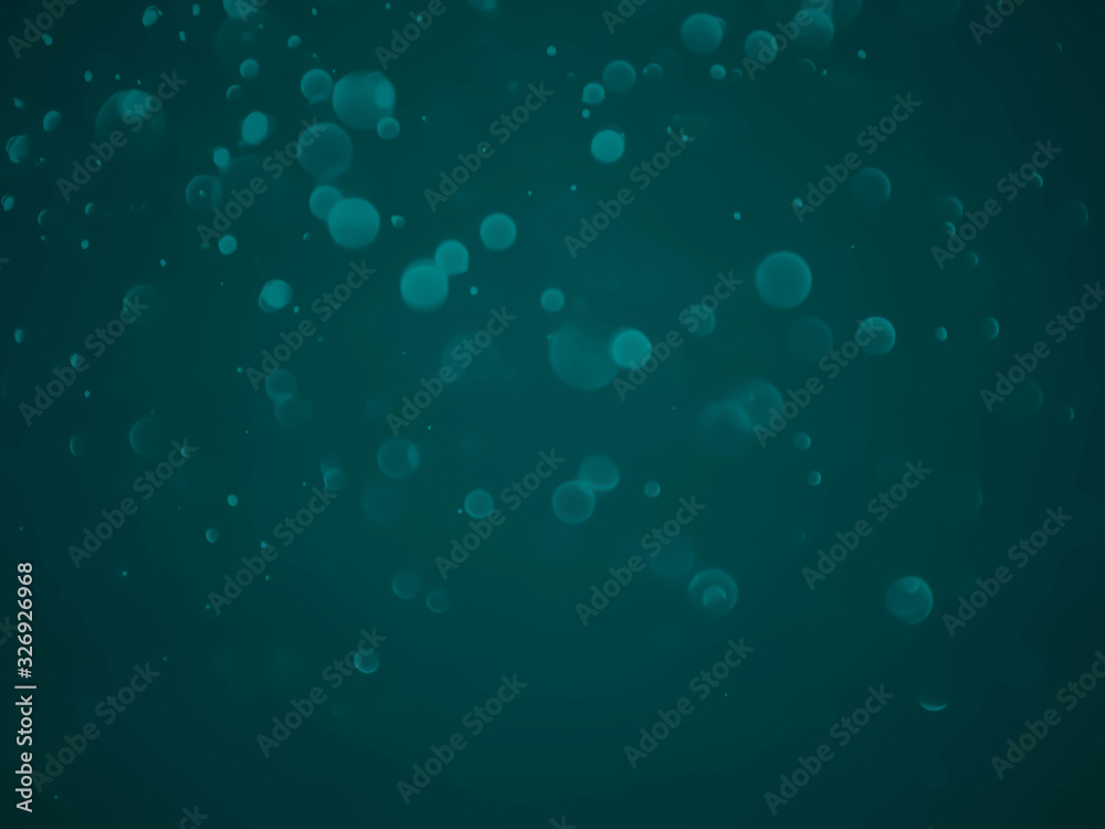 Blurred Lights on blue gradient abstract background.