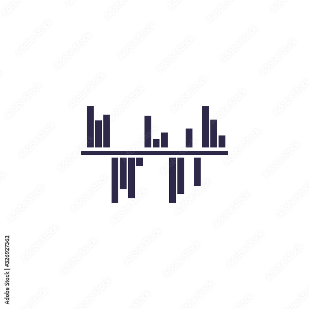 Isolated wave fill style icon vector design Isolated wave fill style icon vector design
