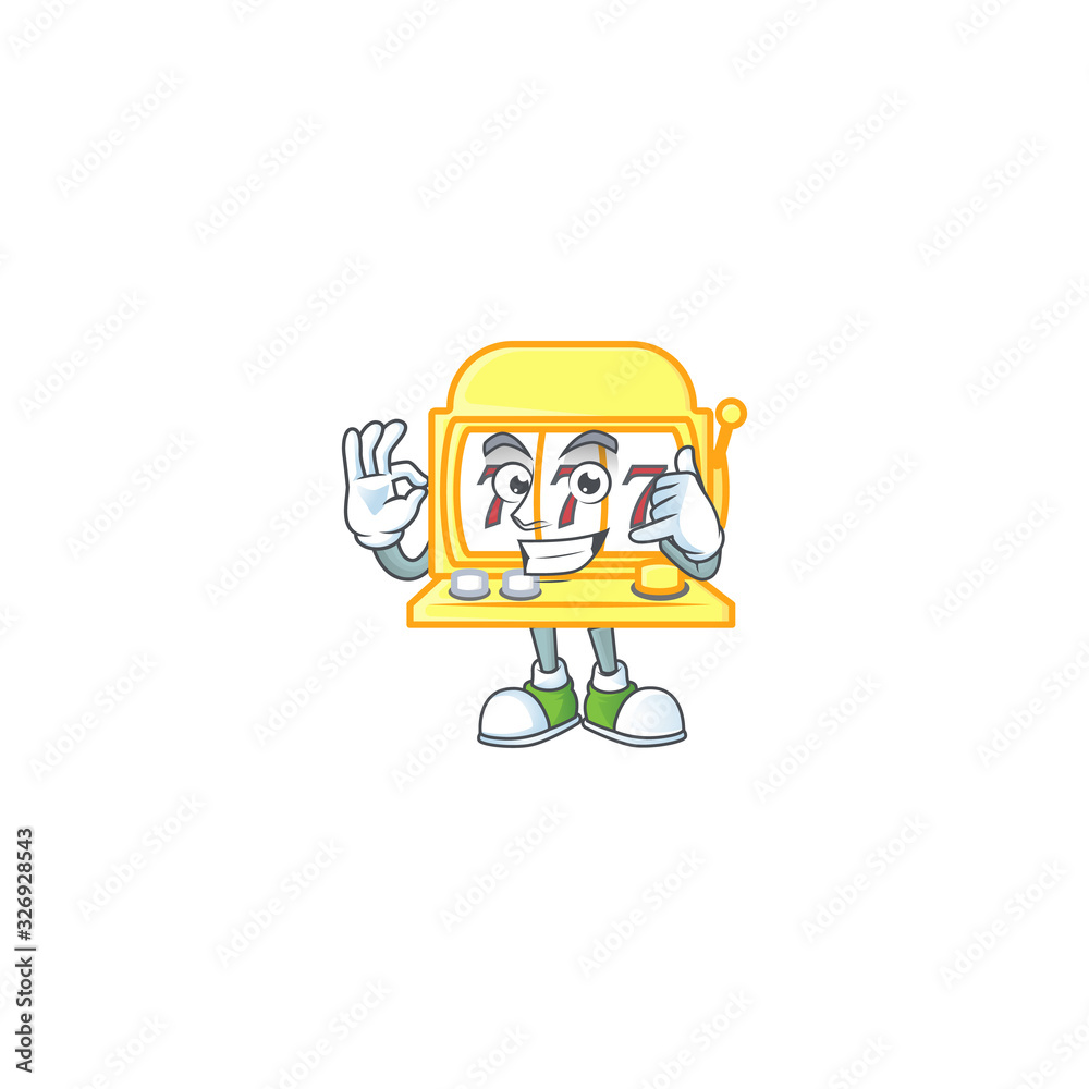Call me funny golden slot machine mascot picture style Call me funny golden slot machine mascot picture style