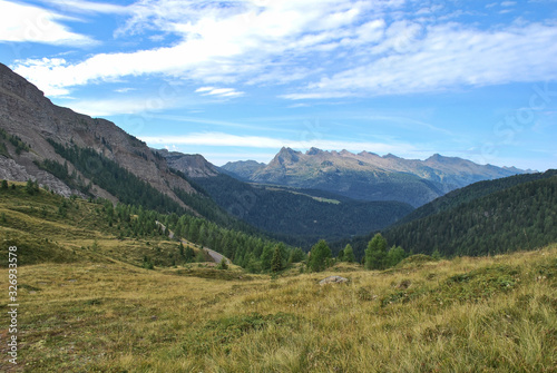 Panorama dal Passo Valles in Trentino Alto Adige © Fabio Caironi