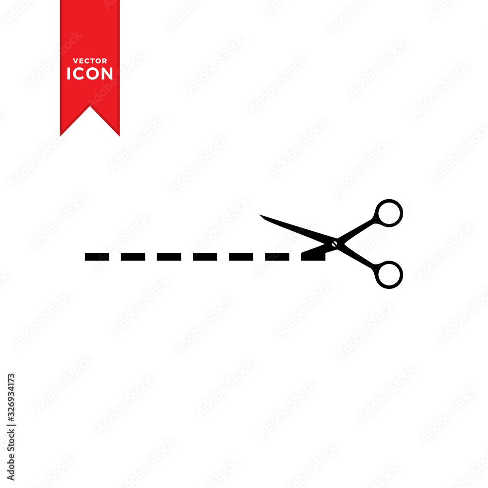 Scissors icon vector. Trendy flat design style on white background. Scissor symbol iluustration. Scissors icon vector. Trendy flat design style on white background. Scissor symbol iluustration.