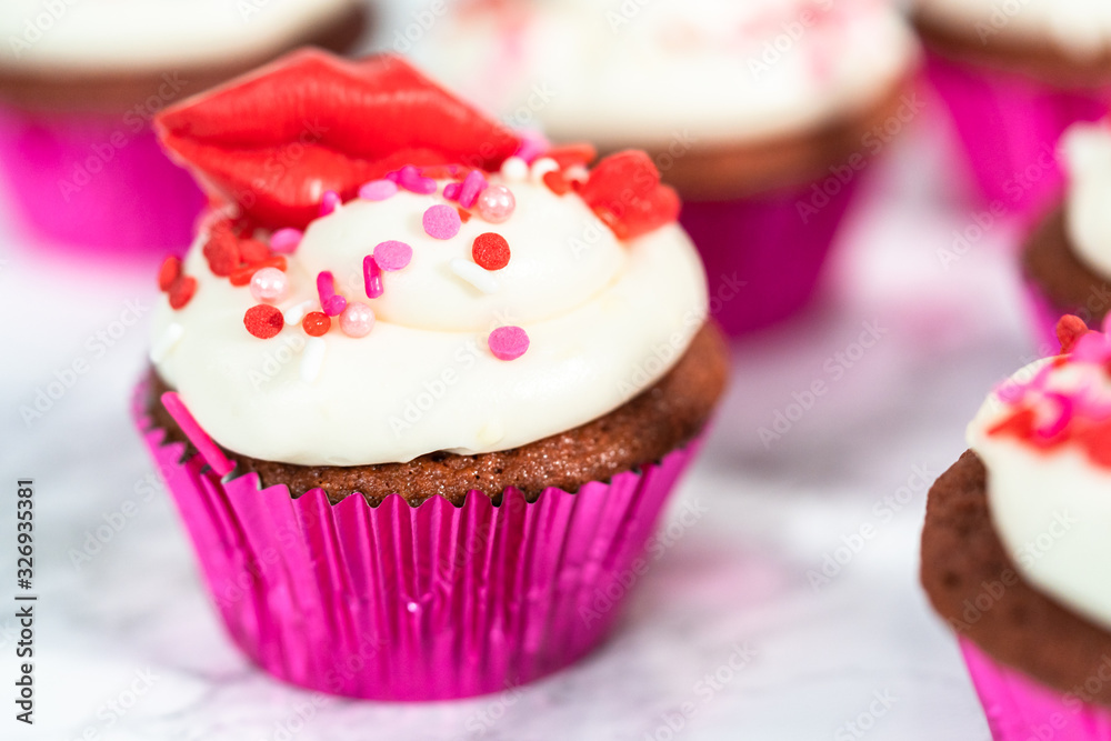 Red velvet cupcakes Red velvet cupcakes