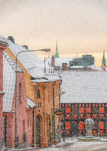 Helsingborg Wintry Old Town