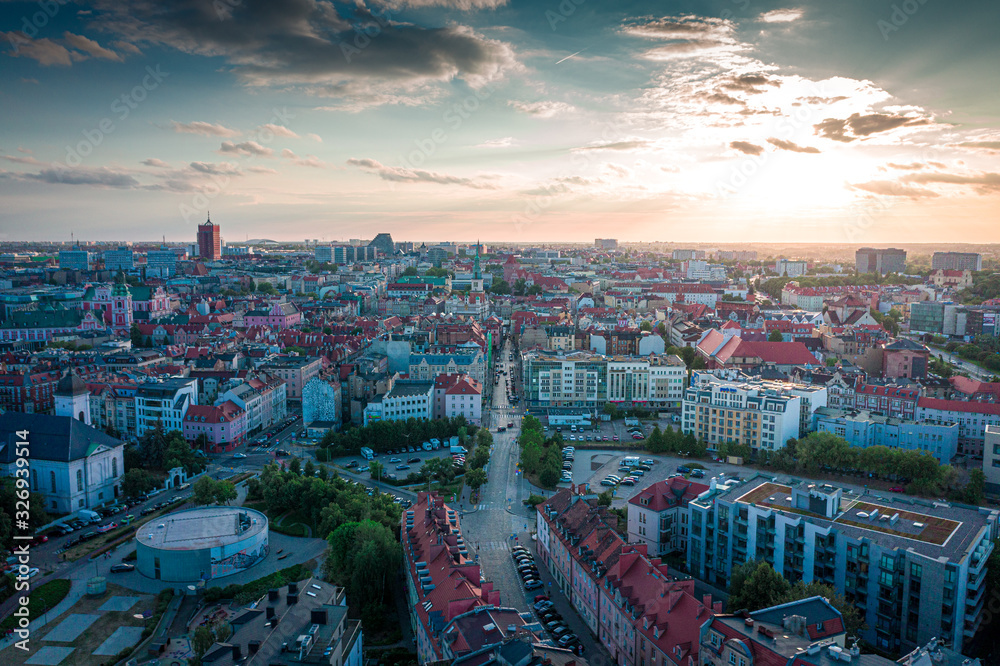 Poznań z lotu ptaka