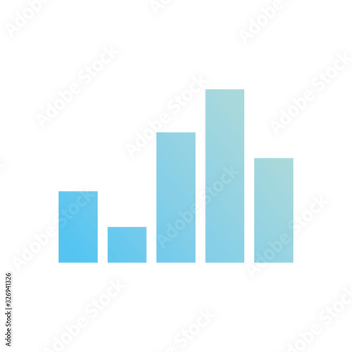 Isolated wave gradient style icon vector design