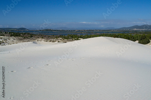 Le bianche dune di Is Arenas Biancas a Teulada