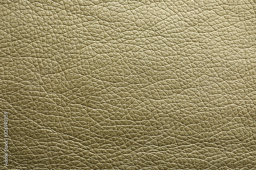 Texture of olive leather as background, closeup