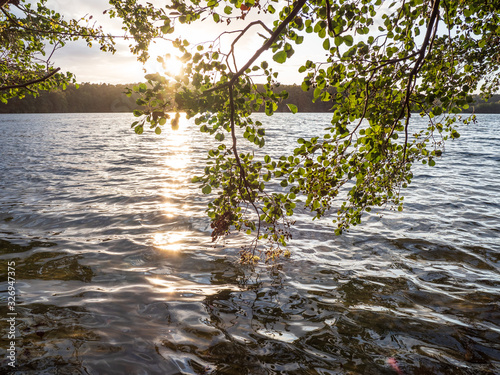 Kalksee lake in Brandenburg, Germany