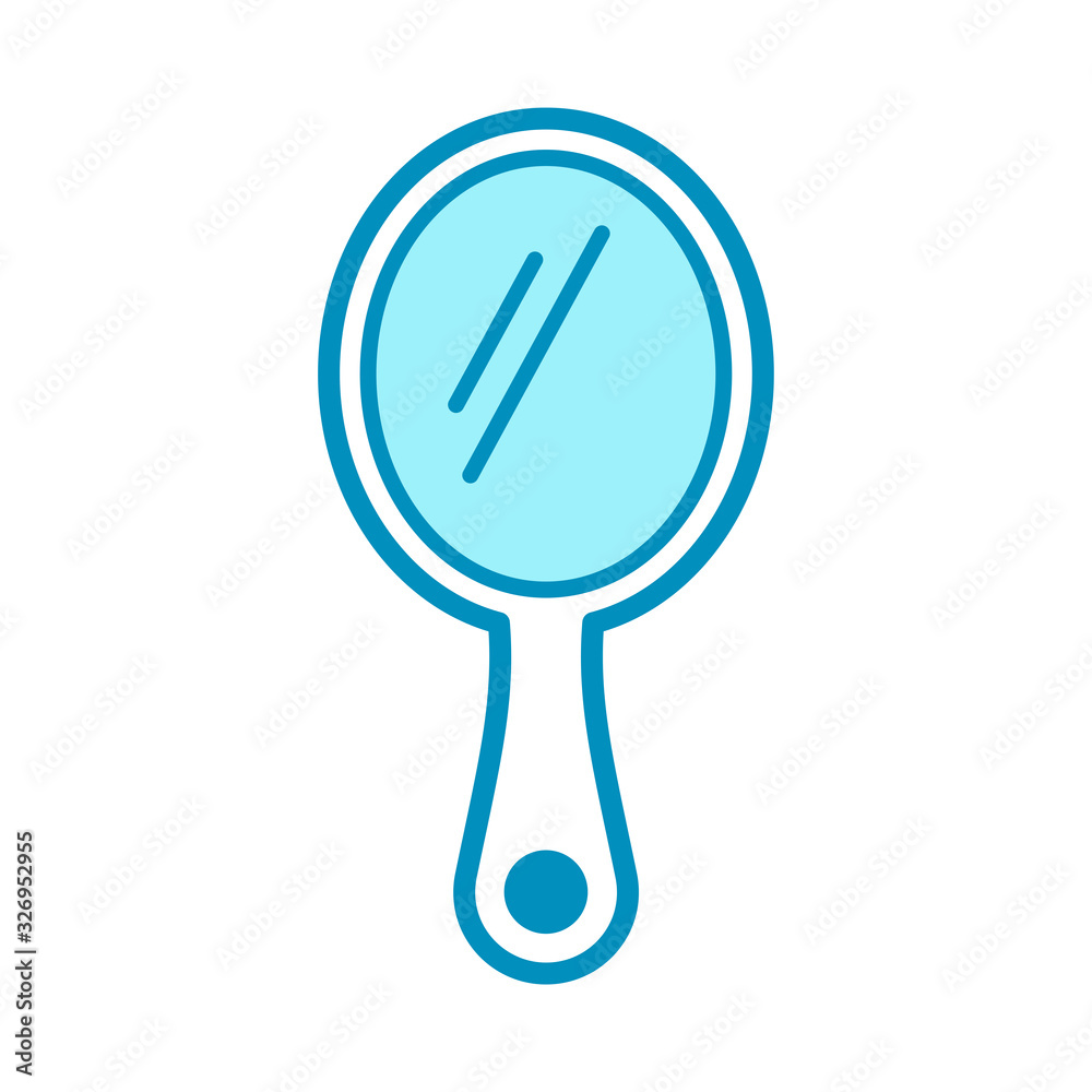 mirror - hand mirror icon vector design template mirror - hand mirror icon vector design template