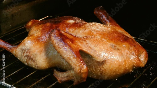 Duck Roasted in the Oven Close Up