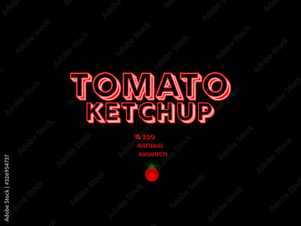 Fototapeta premium Tomato ketchup