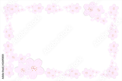 桜フレーム © michiyo