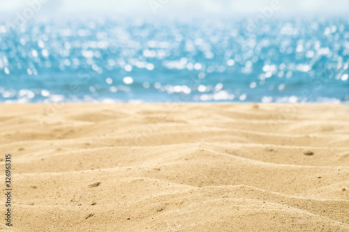 Sand beach sea background summer