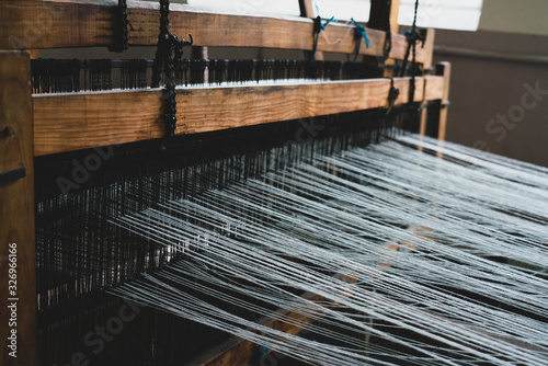 Old burel loom at Manteigas