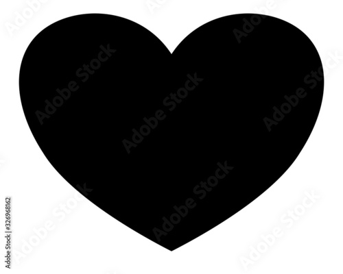 Valentine's day concept background. Heart shape vector illustration, Fulfill love.