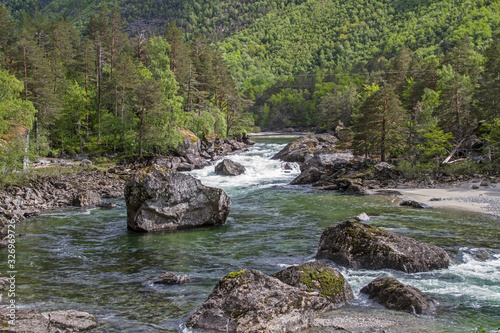 Wildfluss Rauma im Romsdalen
