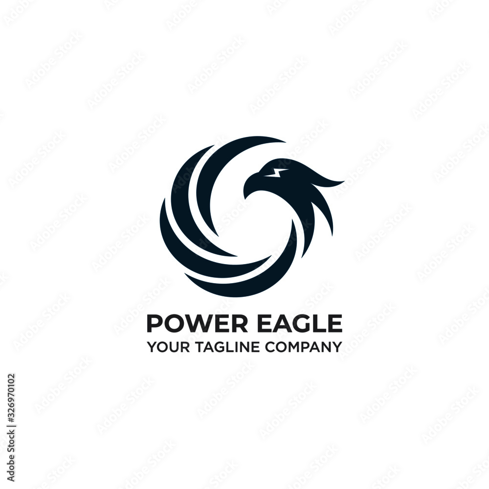 Eagle power logo vector Eagle power logo vector
