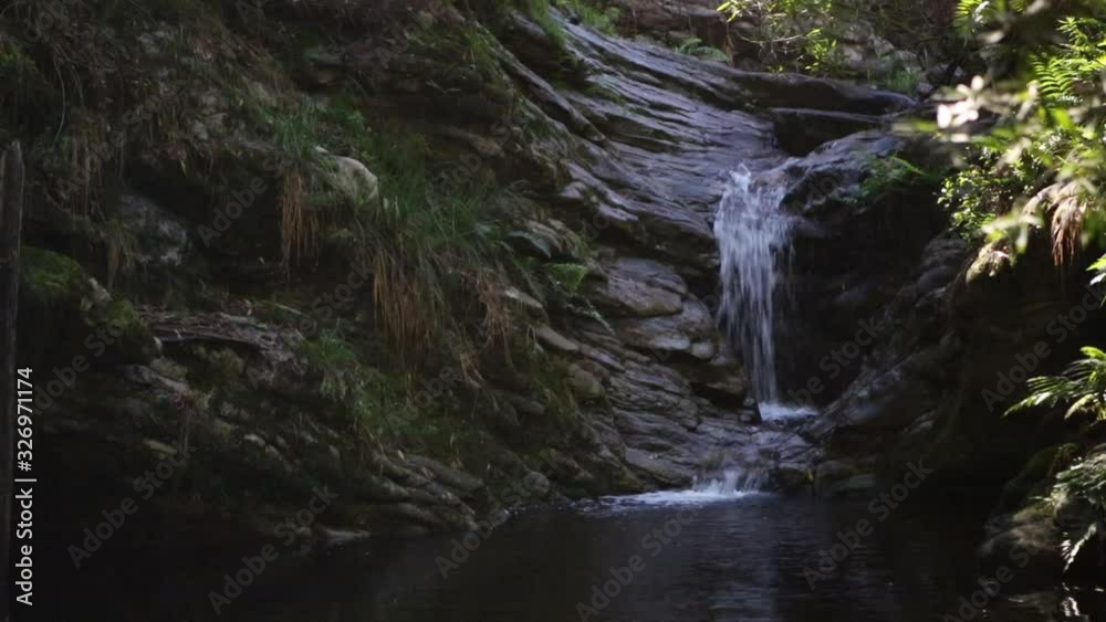 Slow flowing waterfall, Jubilee Creek Knysna Forest, Slow flowing waterfall, Jubilee Creek Knysna Forest,