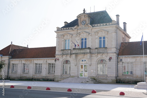 Lanton city hall in town Bassin d'Arcachon in France