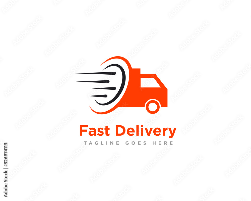 Delivery Truck Logo Icon Design Vector