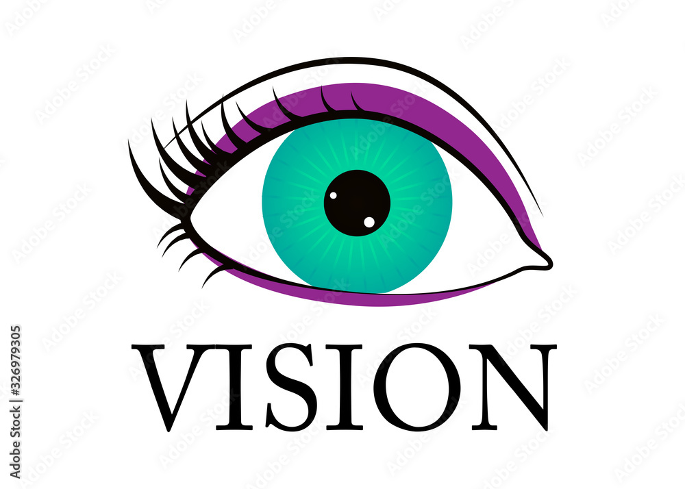 Vision Logo Vector - Isolated On White Background. Modern Eye Logo For News, Media And New Vision Logo. Flat Eye Icon. Abstract Concept Of Vision Vector Vision Logo Vector - Isolated On White Background. Modern Eye Logo For News, Media And New Vision Logo. Flat Eye Icon. Abstract Concept Of Vision Vector